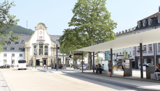 Der Marburger Hauptbahnhof erhielt die Auszeichnung „Bahnhof des Jahres 2015“.