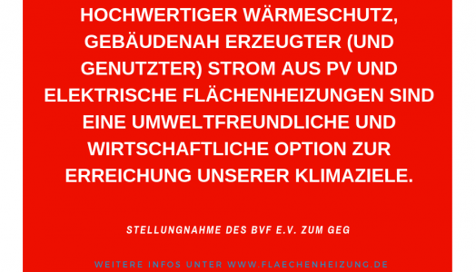 Hochwertiger Wärmeschutz, Gebäudenah Erzeugter (und Genutzter) Strom Aus PV Und Elektrische Flächenheizungen Sind Eine Umweltfreundliche Und Wirtschaftliche Option Zur Erreichung Unserer Klimaziele.