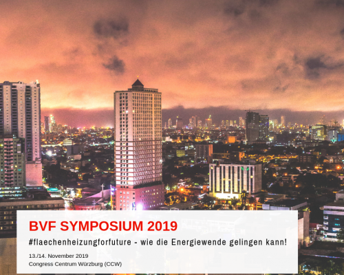 BVF Symposium 2019 - #flaechenheizungforfuture