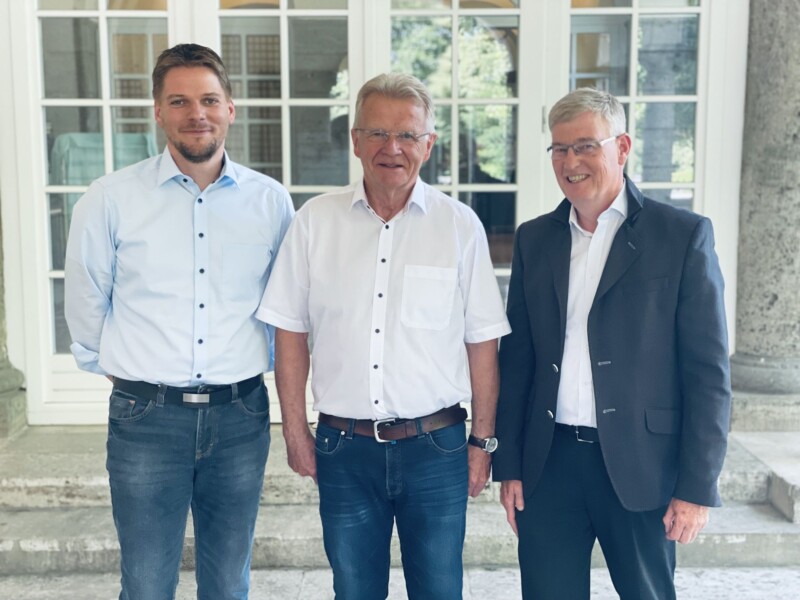 Der neue Vorstand des BVF eV v.l.n.r. Andreas Piephans, Ulrich Stahl und Michael Muerköster.