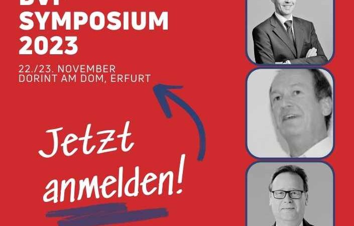 Jetzt Anmelden Zum BVF Symposium 2023!