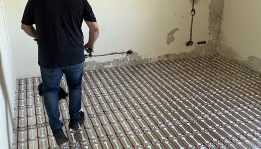 Sanierung eines Anbaus mit einer elektrischen Flächenheizung von DEVI by Danfoss